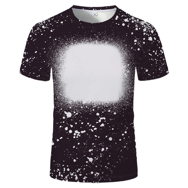 Faux Bleached Sublimation Unisex T-Shirts