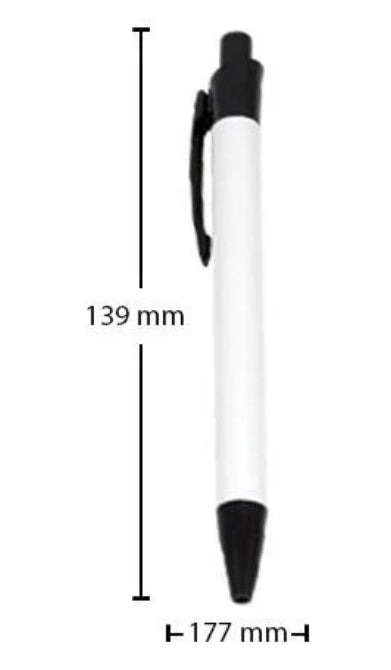 Aluminum Sublimation Pen Blank with Shrink Wrap - 404 Blanks
