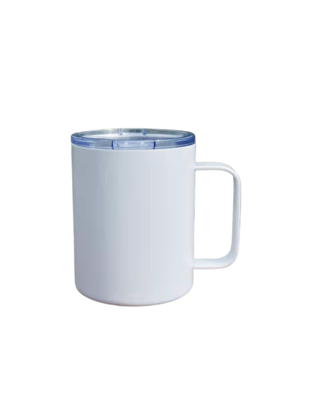 10oz Sublimation Coffee Mug with handle and top